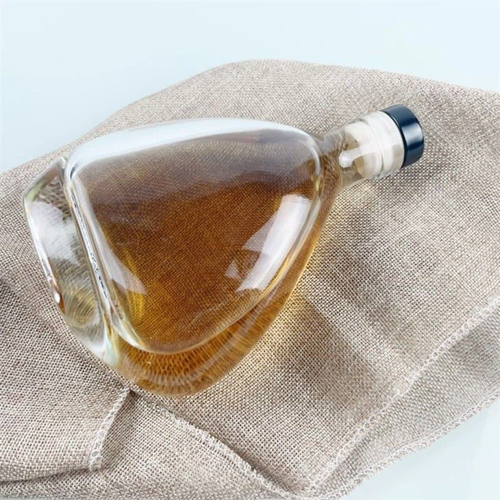 500ml 680g Super Flint Glass Bottle With An Irregular Big Belly